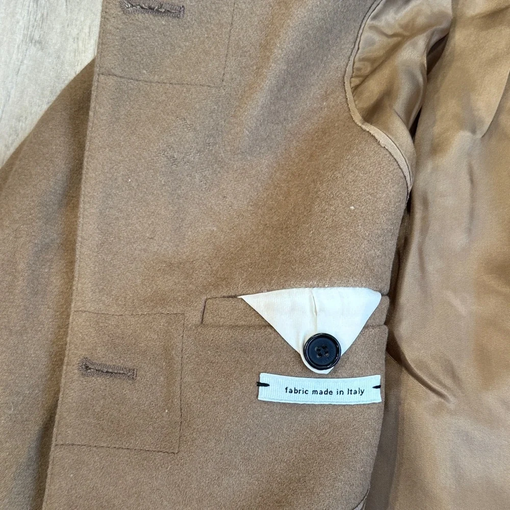 ARITZIA Wilfred Cocoon Wool Cashmere Coat in Camel Size XS - Picture 7 of 13